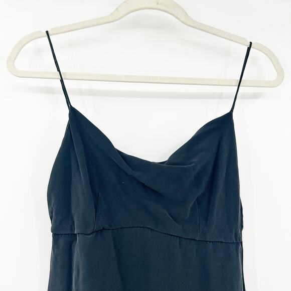 Brooks Brothers Womens Y2K Party Going Out Stretch Silk Blend Cami Slip Dress 6 - Picture 2 of 8